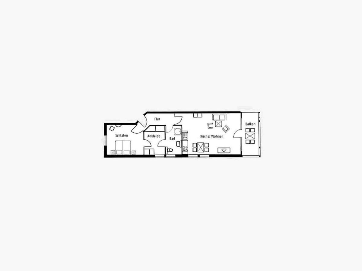Duenenpark Binz - Komfort Ferienwohnung Mit 1 Schlafzimmer Und Balkon Im Obergeschoss 225 Екстер'єр фото